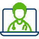 Conduct consultations conveniently via secure video calls, offering flexibility for both you and your patients.
